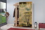 Hanah Home 135-729 Expositor Recibidor Roble Sonoma 135x194x36 cm Tablero Partículas Melamina